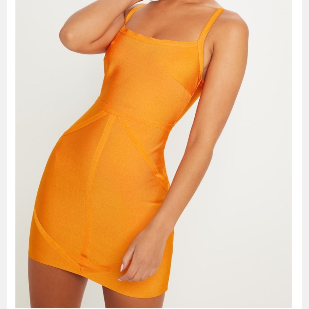 Orange Strappy Dress